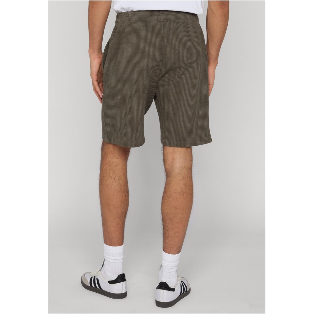 Urban Classics - Thermal Waffle Shorts - Olive green